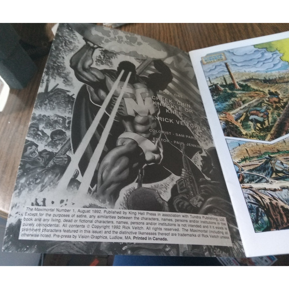 The Maximortal #1 (August 1992 Tundra Publishing) - Picture 3 of 3